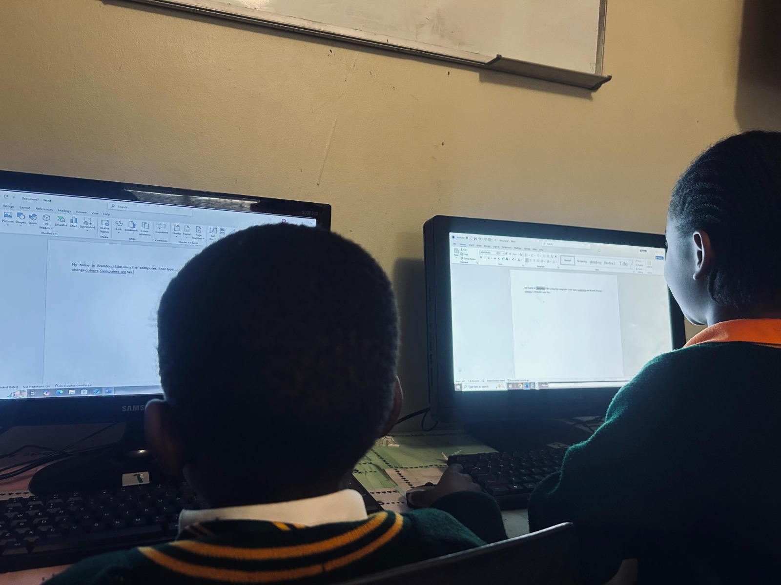 computer lab lesson